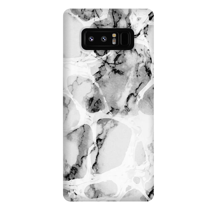 Galaxy Note 8 StrongFit Monochrome elegant marble by Oana 