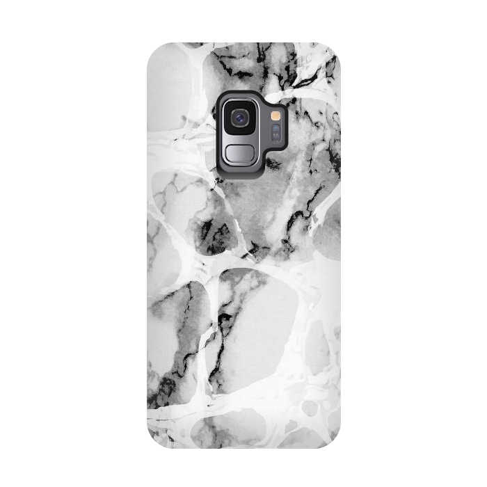 Galaxy S9 StrongFit Monochrome elegant marble by Oana 