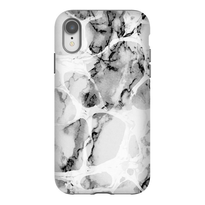 iPhone Xr StrongFit Monochrome elegant marble by Oana 
