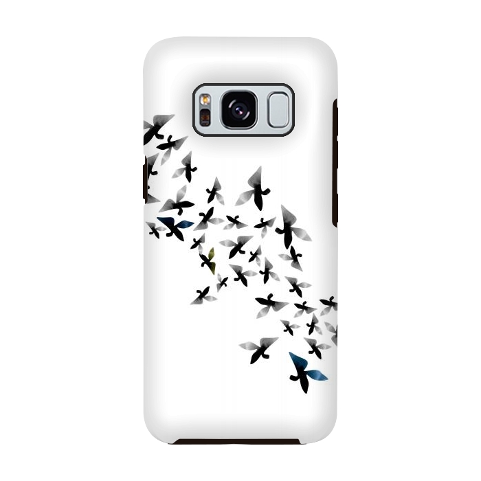 Galaxy S8 StrongFit Origami Birds by Amaya Brydon