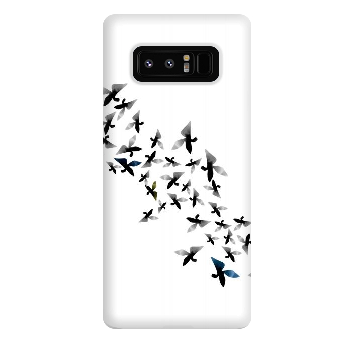 Galaxy Note 8 StrongFit Origami Birds by Amaya Brydon