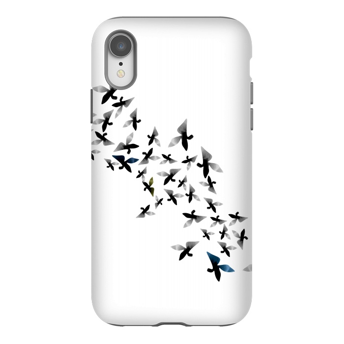 iPhone Xr StrongFit Origami Birds by Amaya Brydon
