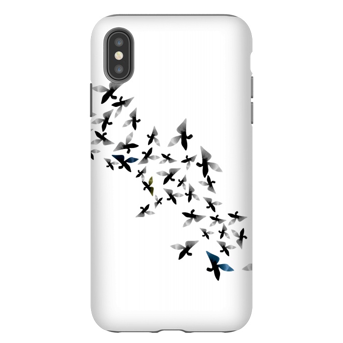 iPhone Xs Max StrongFit Origami Birds by Amaya Brydon