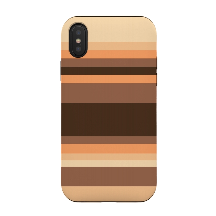 iPhone Xs / X StrongFit Stripes Pattern by Dhruv Narelia
