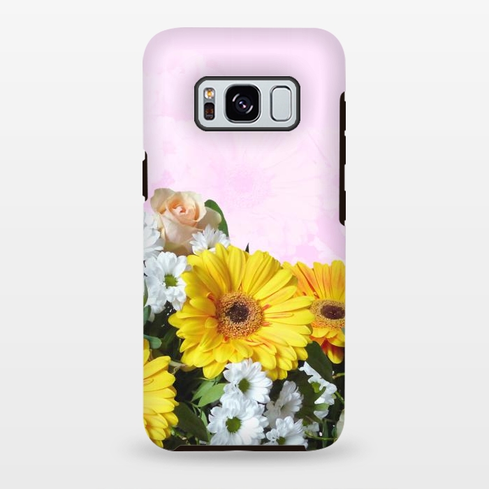 Galaxy S8 plus StrongFit Yellow Gerbera by Creativeaxle