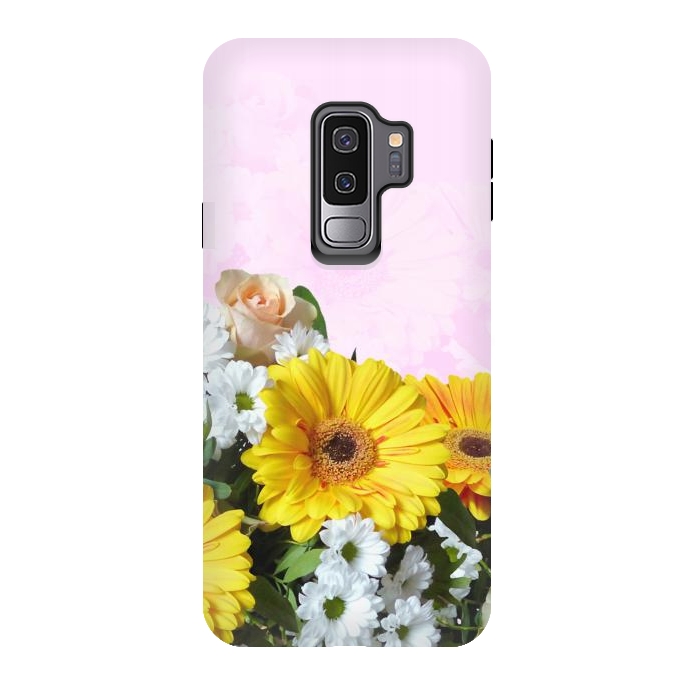 Galaxy S9 plus StrongFit Yellow Gerbera by Creativeaxle