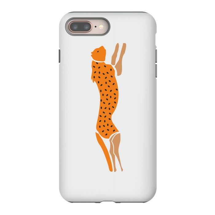 iPhone 7 plus StrongFit Running Cheetah by Creativeaxle