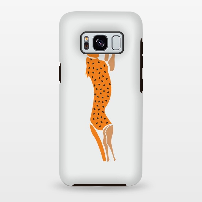 Galaxy S8 plus StrongFit Running Cheetah by Creativeaxle