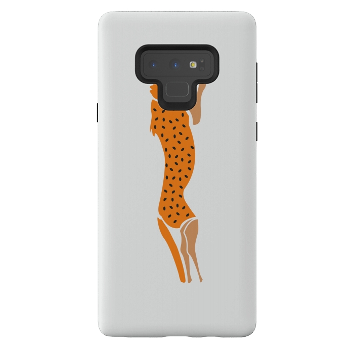 Galaxy Note 9 StrongFit Running Cheetah by Creativeaxle