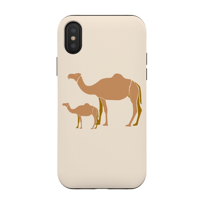 iPhone Xs / X StrongFit Camel Mother by Creativeaxle