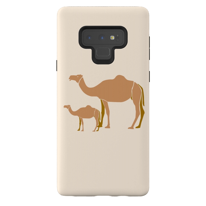 Galaxy Note 9 StrongFit Camel Mother by Creativeaxle