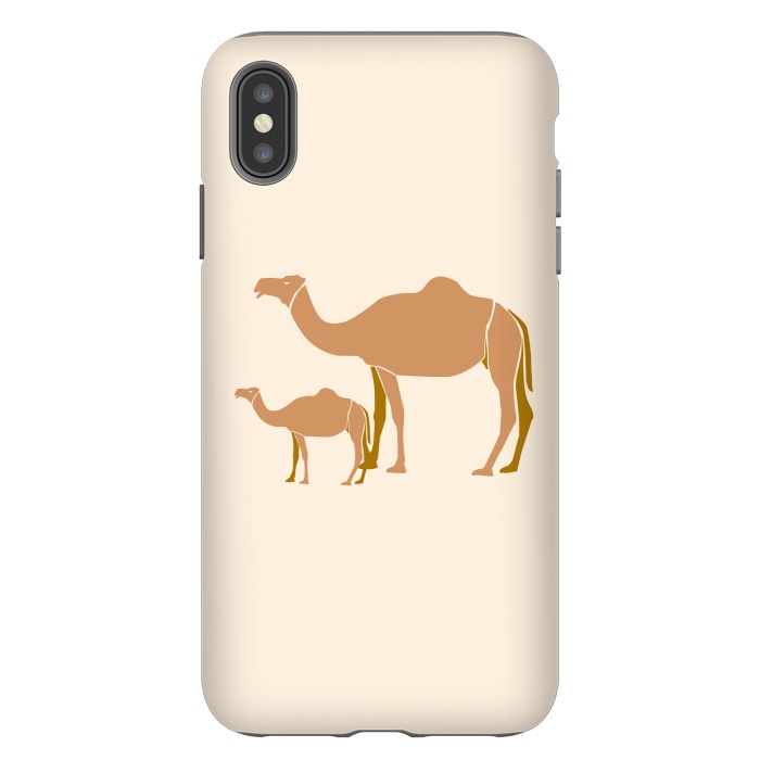 iPhone Xs Max StrongFit Camel Mother by Creativeaxle