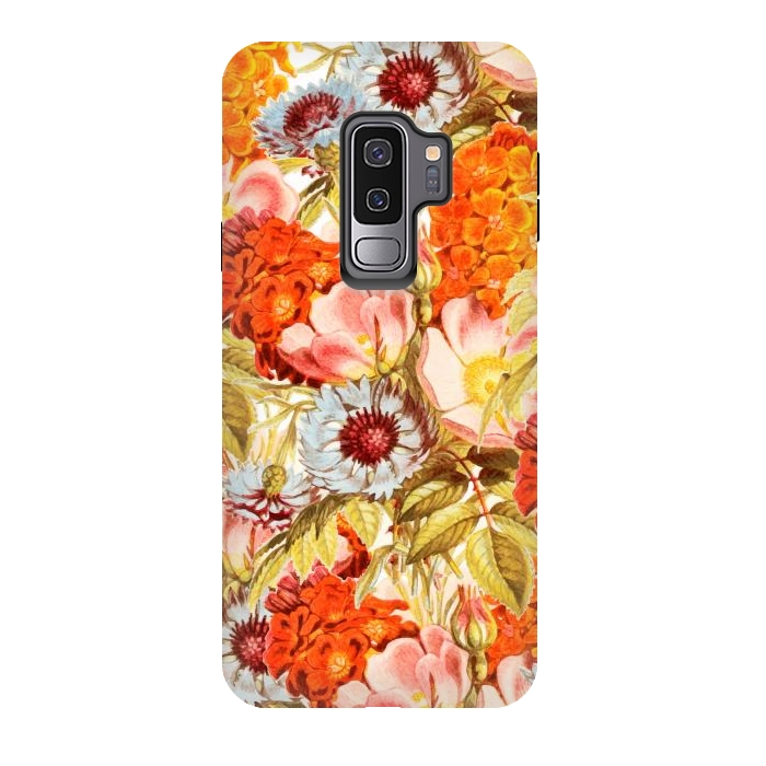 Galaxy S9 plus StrongFit Coral Bloom by Uma Prabhakar Gokhale