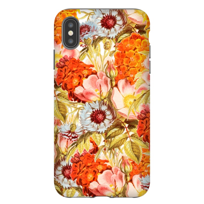 iPhone Xs Max StrongFit Coral Bloom by Uma Prabhakar Gokhale