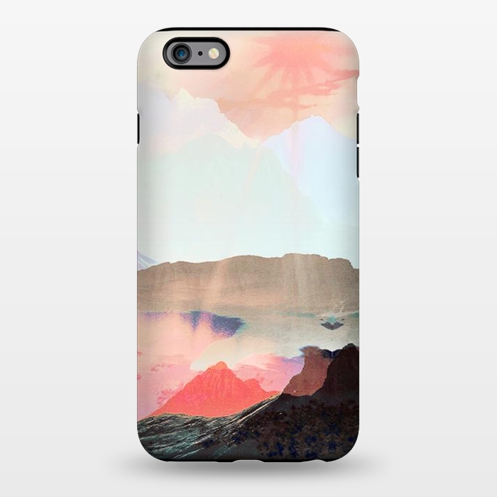 iPhone 6/6s plus StrongFit Elegant mountain sunset landscape by Oana 