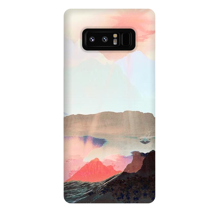 Galaxy Note 8 StrongFit Elegant mountain sunset landscape by Oana 