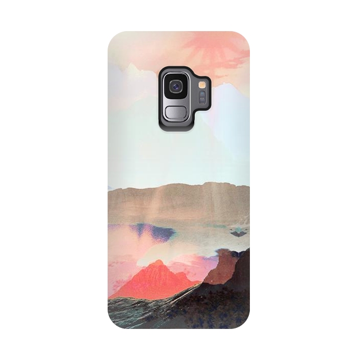 Galaxy S9 StrongFit Elegant mountain sunset landscape by Oana 