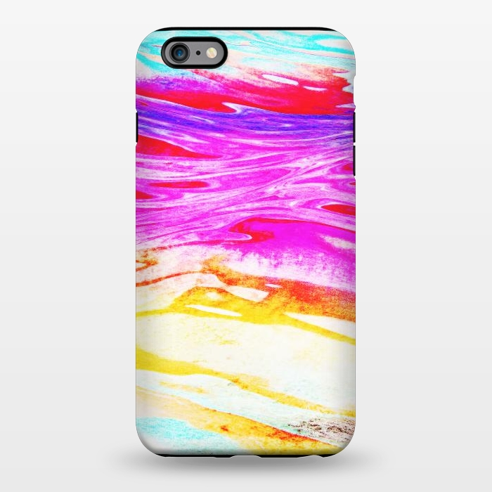 iPhone 6/6s plus StrongFit Colorful tie dye painted waves by Oana 