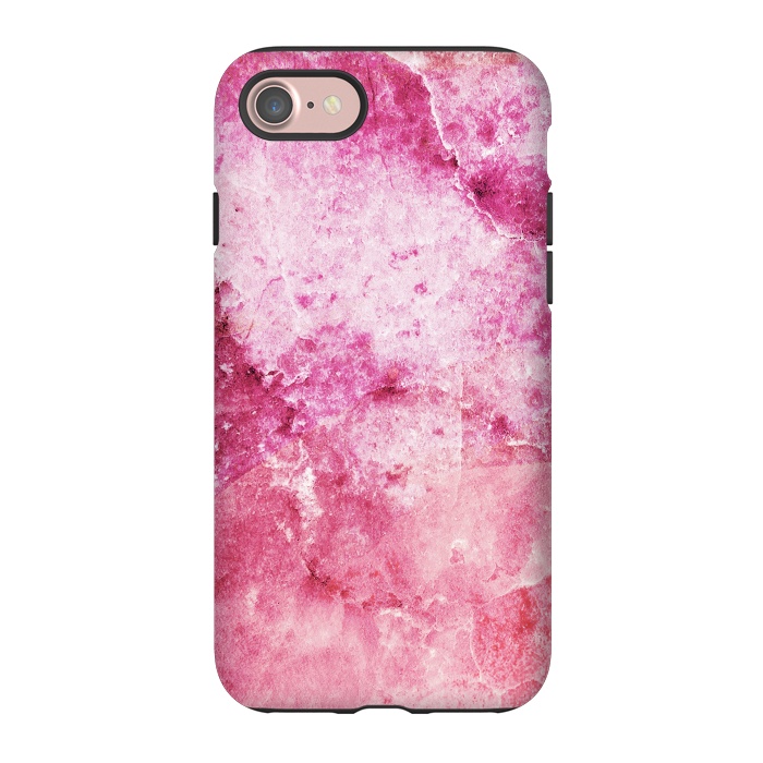 iPhone 7 StrongFit Pink fuchsia elegant marble by Oana 