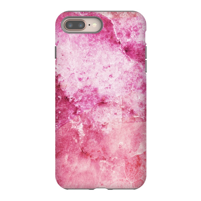 iPhone 7 plus StrongFit Pink fuchsia elegant marble by Oana 