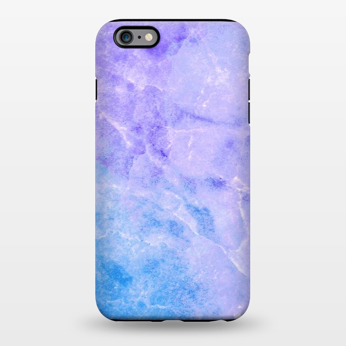 iPhone 6/6s plus StrongFit Purple blue marble stone by Oana 