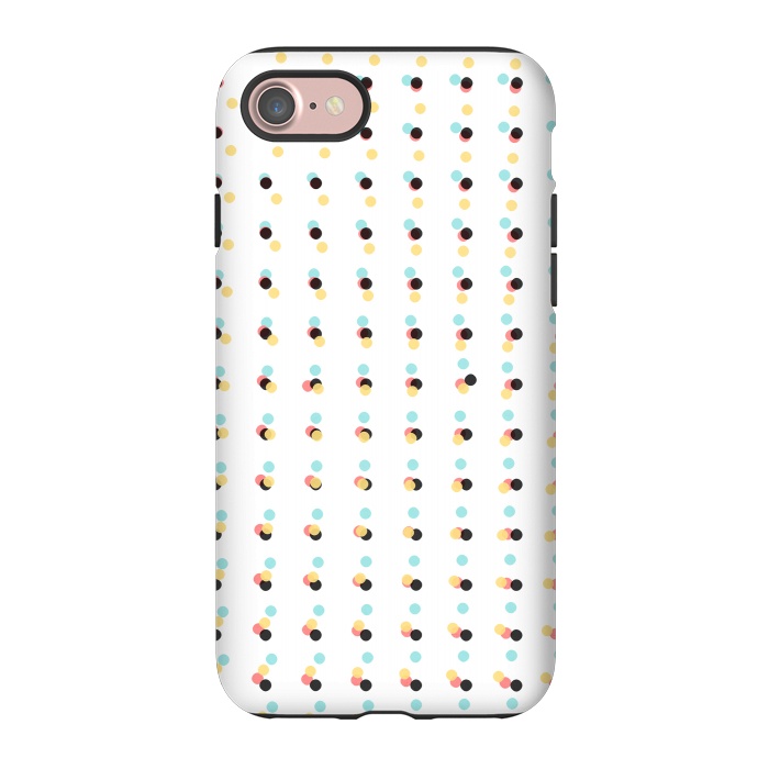 iPhone 7 StrongFit Abstract Painting Polka Dots Pattern by amini54
