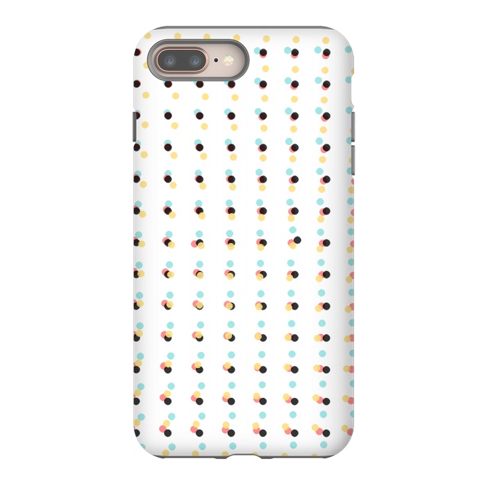 iPhone 7 plus StrongFit Abstract Painting Polka Dots Pattern by amini54