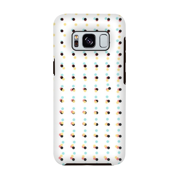 Galaxy S8 StrongFit Abstract Painting Polka Dots Pattern by amini54