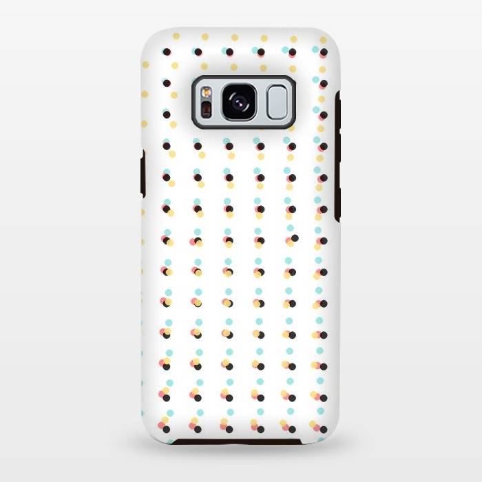 Galaxy S8 plus StrongFit Abstract Painting Polka Dots Pattern by amini54