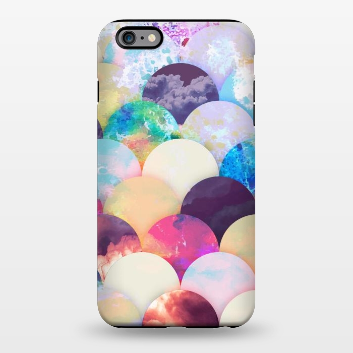 iPhone 6/6s plus StrongFit Painted colorful clouds seashell balloons pattern by Oana 