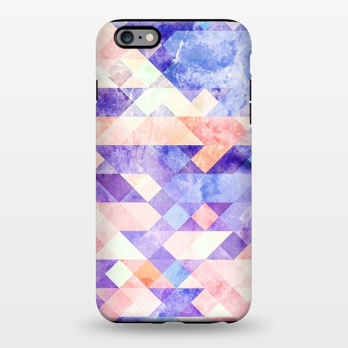 iPhone 6/6s plus StrongFit Colorful marble geometric tiles by Oana 