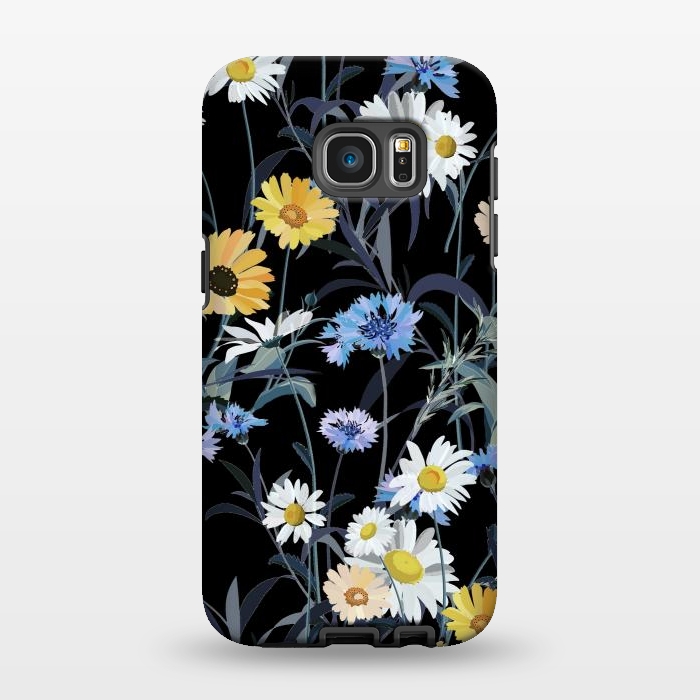 Galaxy S7 EDGE StrongFit Daisy wild flower meadow by Oana 