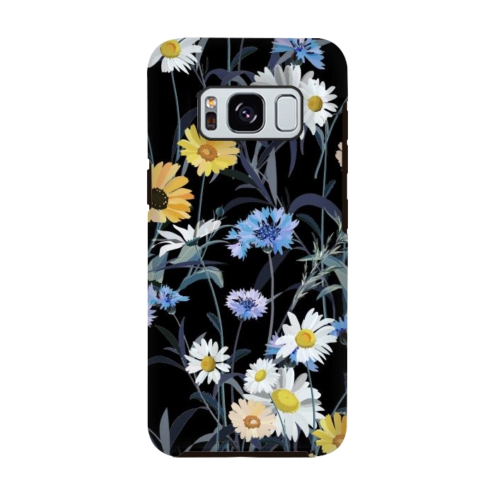 Galaxy S8 StrongFit Daisy wild flower meadow by Oana 