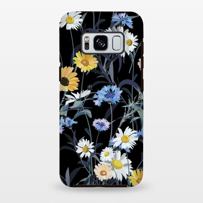 Galaxy S8 plus StrongFit Daisy wild flower meadow by Oana 