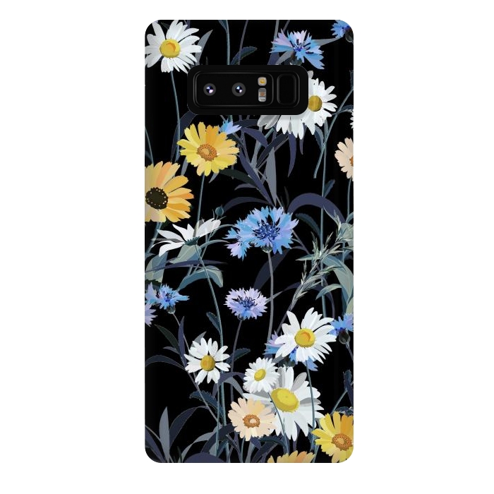Galaxy Note 8 StrongFit Daisy wild flower meadow by Oana 