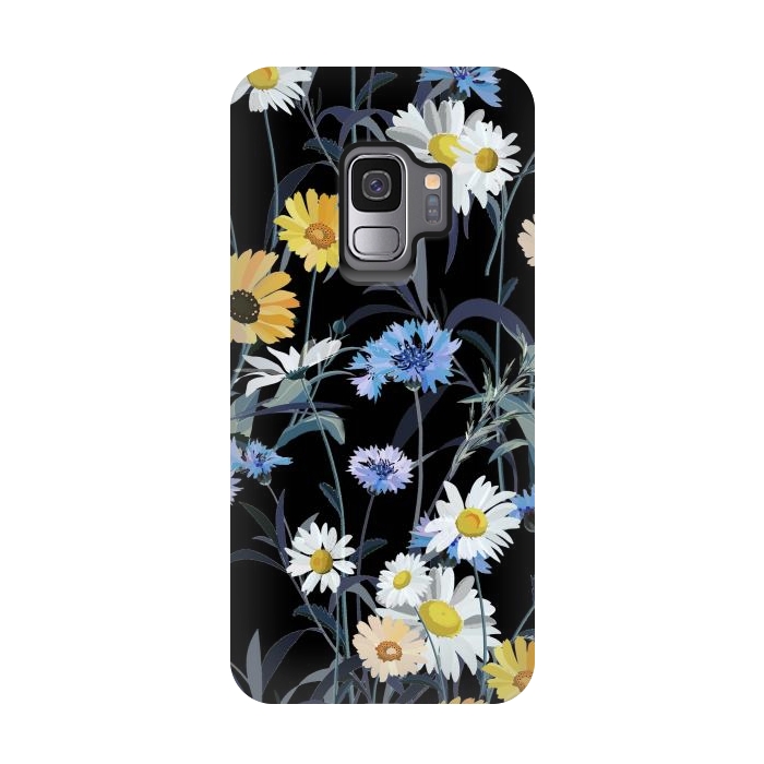Galaxy S9 StrongFit Daisy wild flower meadow by Oana 