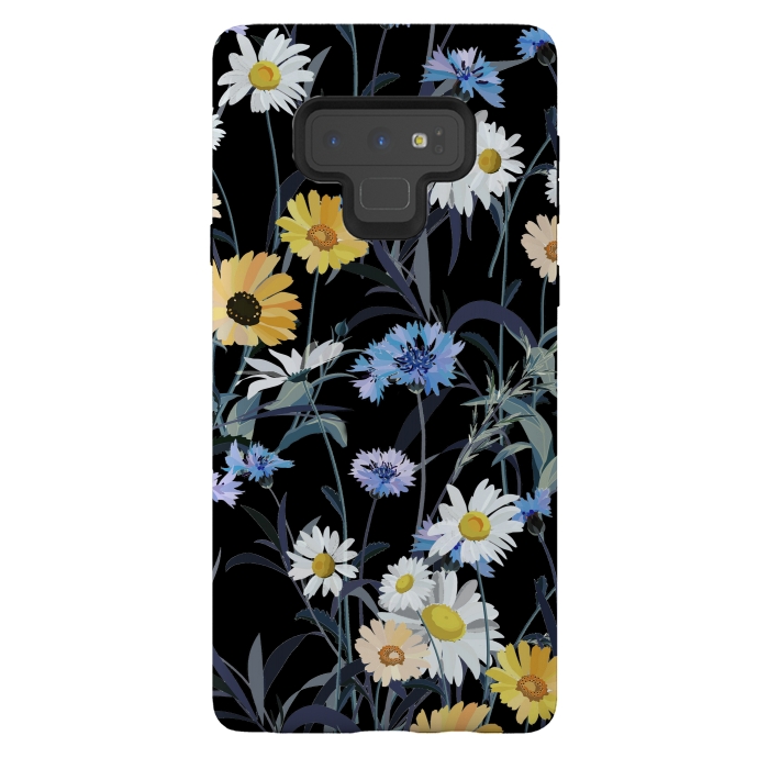 Galaxy Note 9 StrongFit Daisy wild flower meadow by Oana 