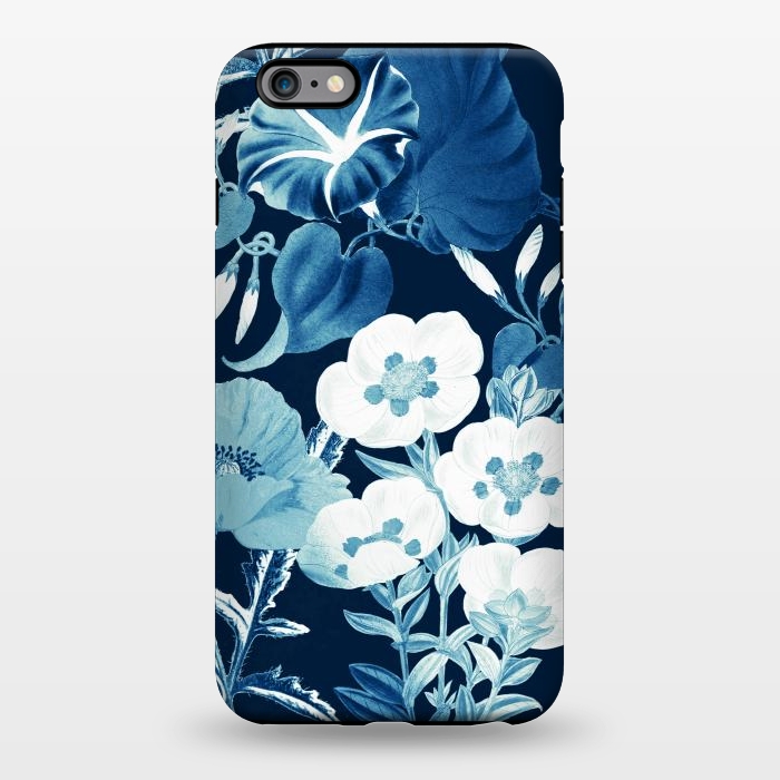 iPhone 6/6s plus StrongFit Romantic blue wild flowers illustration by Oana 