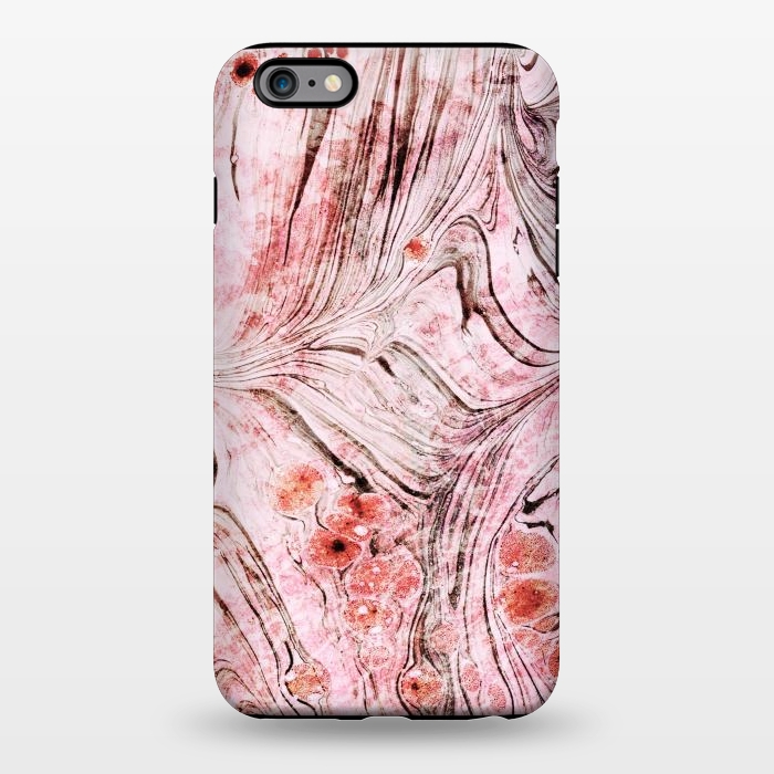 iPhone 6/6s plus StrongFit Brushed dust pink marble paper by Oana 