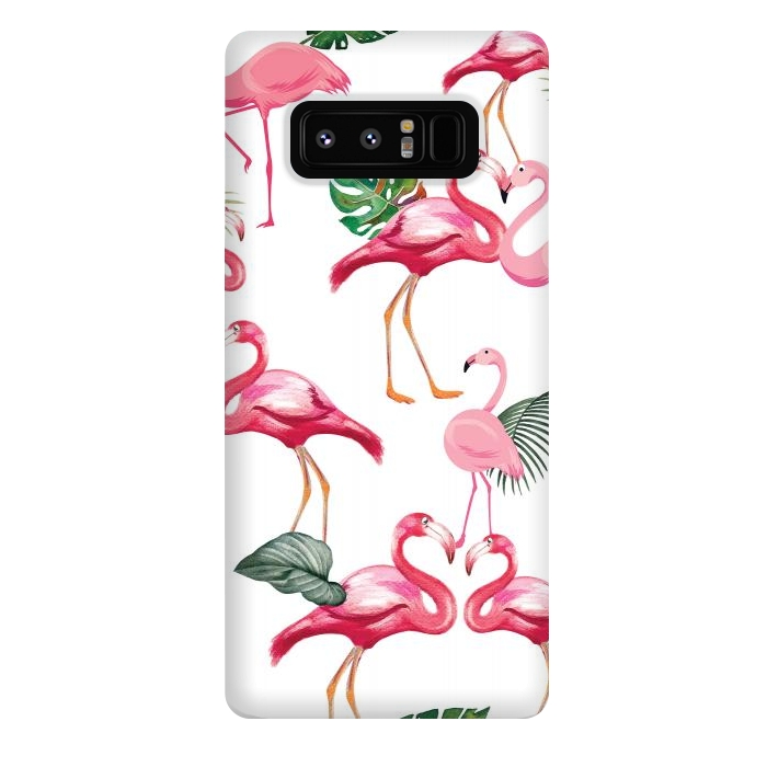 Galaxy Note 8 StrongFit Flamingos Love Pattern by Bledi