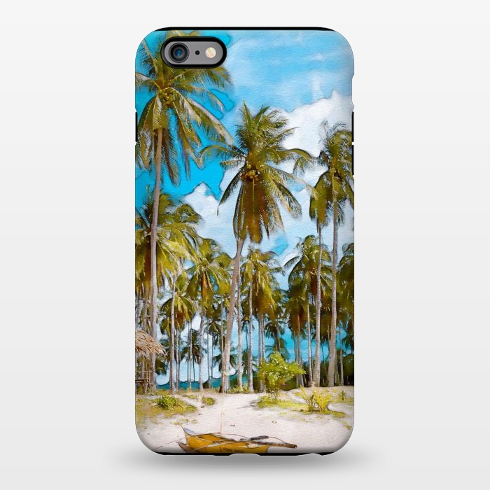 iPhone 6/6s plus StrongFit Coconut Tree Beach by Creativeaxle