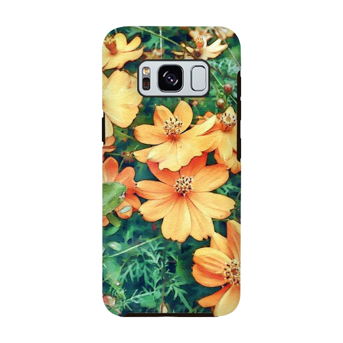 Galaxy S8 StrongFit Floral Garden by Creativeaxle
