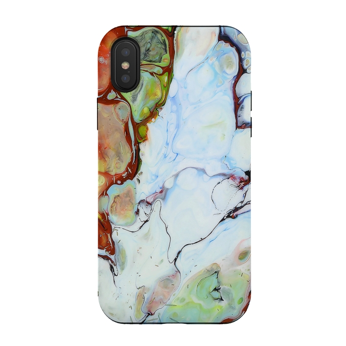 iPhone Xs / X StrongFit Crushed Abstract by Creativeaxle