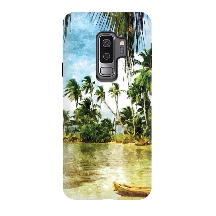 Galaxy S9 plus StrongFit Beach for Love by Creativeaxle