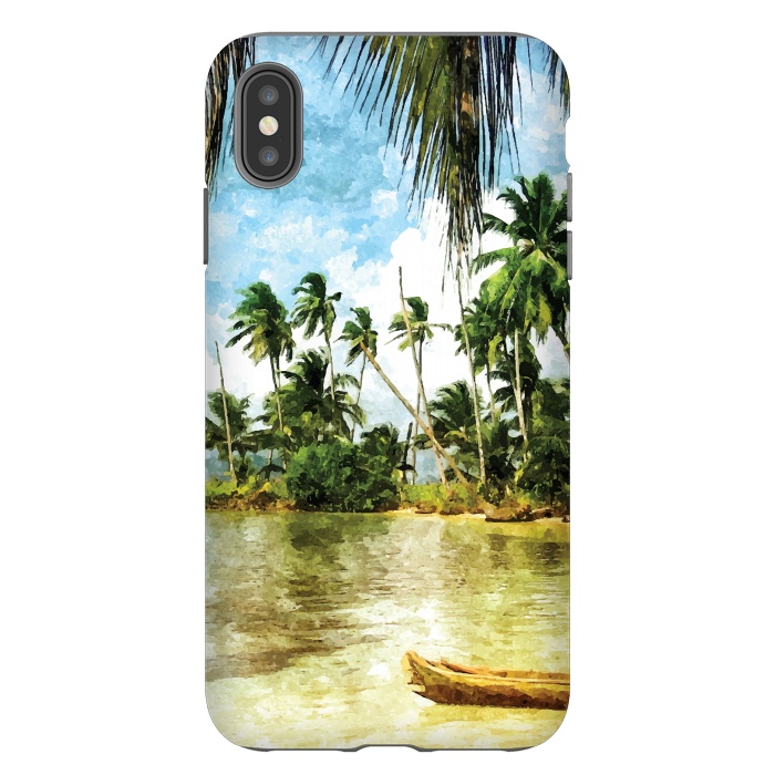 iPhone Xs Max StrongFit Beach for Love by Creativeaxle