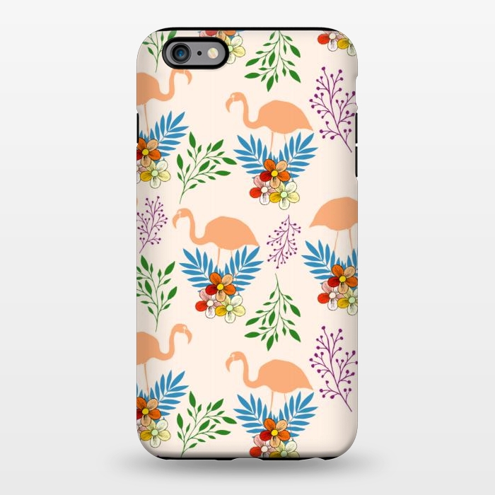 iPhone 6/6s plus StrongFit Flamingo Garden by Creativeaxle
