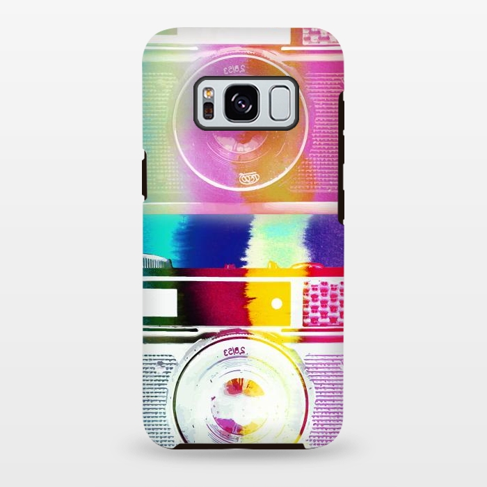 Galaxy S8 plus StrongFit Colorful vintage cameras by Oana 