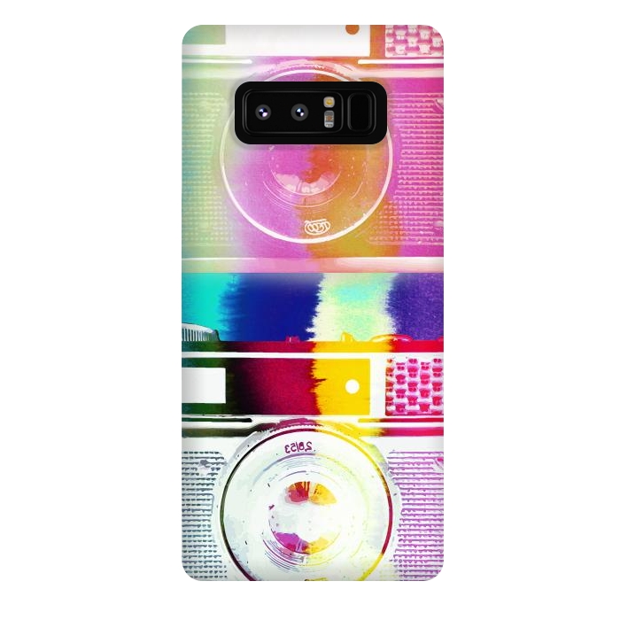 Galaxy Note 8 StrongFit Colorful vintage cameras by Oana 