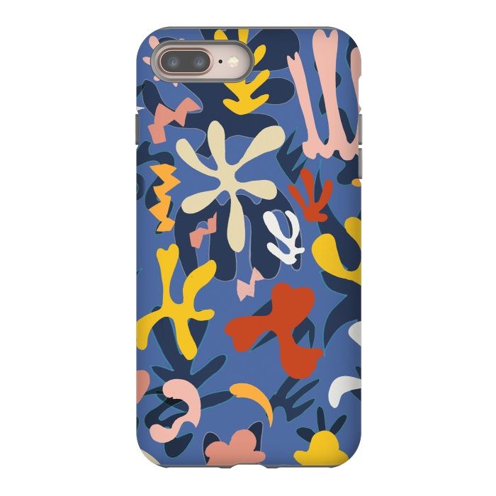 iPhone 7 plus StrongFit Colorful Matisse inspired colorful pattern by Oana 