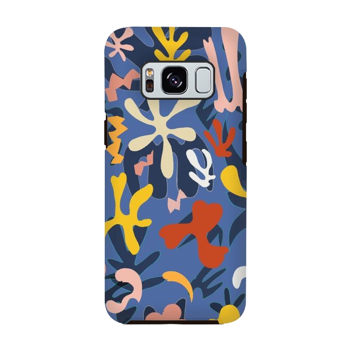 Galaxy S8 StrongFit Colorful Matisse inspired colorful pattern by Oana 